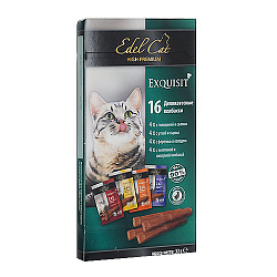 Лакомство для кошек Edel Cat колбаски-мини "Мультипак" (4 вида)