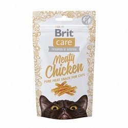 Brit Care Meaty Chicken лакомство для кошек с курицей, 50 г