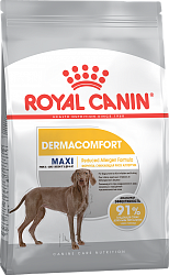 Сухой корм для собак Royal Canin Maxi Dermacomfort для крупных пород, склонных к кожным раздражениям и зуду