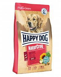 Сухой корм для собак Happy Dog Nature Croq Active для племенных, рабочих и спортивных пород, 15 кг