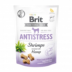 Лакомство для собак Brit Care Antistress Shrimps, креветки 150 г