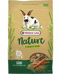 Корм для кроликов Versele-Laga Fibrefood Cuni Nature с высоким содержанием растительных волокон, 1 кг