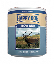 Консервы для собак Happy Dog 100% мяса Дичь 0,4 кг