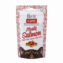 Brit Care Meaty Salmon лакомство для кошек с лососем, 50 г
