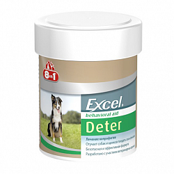 Средство от поедания фекалий 8in1 (8 в 1) Exel Deter для собак и щенков, 100 таблеток