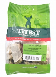 Легкое говяжье для собак Titbit мягкая упаковка 21 г