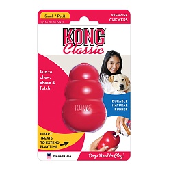 Игрушка для собак Kong Classic из резины, красная