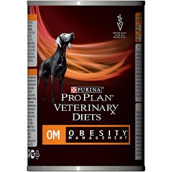 Диетические консервы для собак Purina Veterinary Diets OM при ожирении, сахарном диабете 0,4 кг