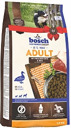 Сухой корм для взрослых собак Bosch Adult с уткой и рисом