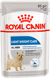 Влажный корм для собак Royal Canin Light Weight Care Pouch при избыточном весе, в паштете 85 г