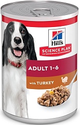 Консервы для взрослых собак Hill's Science Plan с индейкой, 370 г