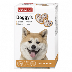 Витамины для собак Beaphar (Беафар) Doggy’s Mix кормовая добавка, 180 таблеток