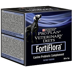 Пробиотическая добавка для собак Purina Veterinary Diets FortiFlora Фортифлора, 30 пакетиков по 1 г