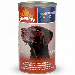 Консервы для собак Chicopee Dog Chunks Meat мясные кусочки с говядиной, 1,23 кг
