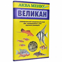 Универсальный корм Аква Меню "Великан" для крупных аквариумных рыб, 35 г