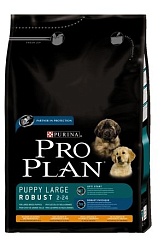Сухой корм для собак Pro Plan Puppy Large Robust с курицей и рисом для щенков крупных пород с мощным телосложением