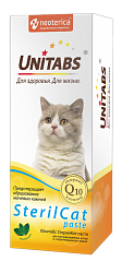 Витаминно-минеральный комплекс для кастрированных котов и стерилизованных кошек Unitabs SterilCat, паста 120 мл