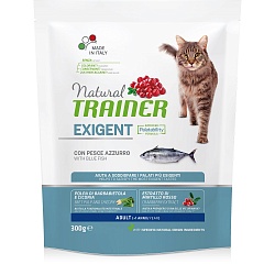 Сухой корм для кошек привередливых к еде Trainer Natural Exigent Cat с океанической рыбой
