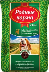 Сухой корм Родные корма 23/10 для собак с чувствительным пищеварением и аллергией, ягненок с рисом