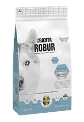 Сухой беззерновой корм для взрослых собак Bozita Robur Sensitive Grain free при чувствительном пищеварении, с оленем