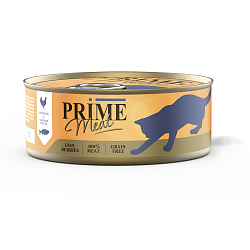 Консервы для кошек Prime Meat Курица с лососем в желе, 100 г х 6 шт.