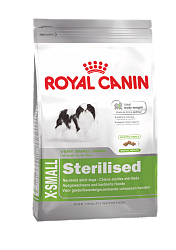 Сухой корм для кастрированных, стерилизованных собак Royal Canin X-Small Sterilised, 0,5 кг