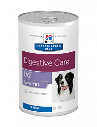 Hill's Prescription Diet I/D Canine Low Fat Original низкокалорийные диетические консервы для собак при заболеваниях ЖКТ 360 г