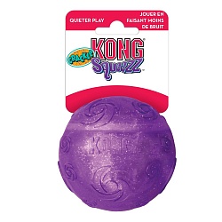 Игрушка для собак Kong Squeezz Crackle мячик хрустящий большой, 7 см