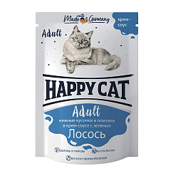 Консервы для кошек Happy Cat Лосось 100 г х 22 шт.