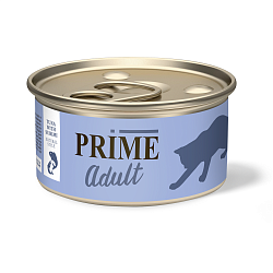 Консервы для кошек Prime Тунец с сурими в собственном соку, 70 г х 24 шт.