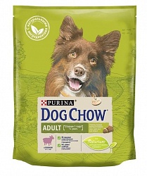 Сухой корм для взрослых собак Dog Chow Adult с ягненком и рисом