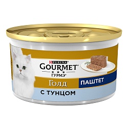 Консервы для кошек Gourmet Gold паштет с тунцом 85 г х 12 шт.