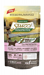 Влажный корм для собак Stussy Monoprotein с ветчиной, 150 г х 12 шт.
