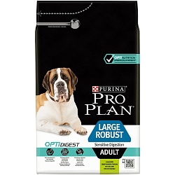 Сухой корм Pro Plan Adult Large Robust Sensitive Digestion для собак крупных пород с мощным телосложением и чувствительным пищеварением, с ягненком