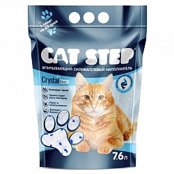 Наполнитель впитывающий силикагелевый Cat Step Arctic Blue для кошек