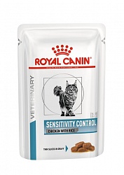 Влажный корм для кошек Royal Canin Sensitivity Control при пищевой аллергии или непереносимости с курицей 85 г