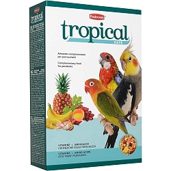 Корм для средних попугаев комплексный фруктовый Padovan Tropical Patee (0,7 кг)