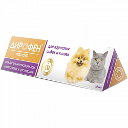 Антигельминтик для взрослых собак и кошек Apicenna Дирофен Паста 60, 10 мл