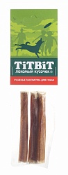 Корень бычий догодент 2 для собак Titbit мягкая упаковка ±30 г