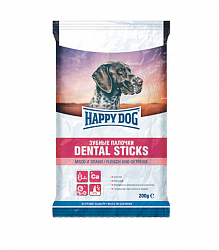 Зубные палочки для собак Happy Dog Dental Sticks с мясом и злаками, 180 г