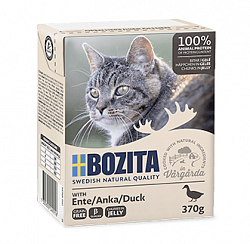 Консервы для кошек Bozita кусочки в желе с мясом утки 370 г 