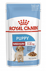 Влажный корм для щенков средних пород Royal Canin Medium Puppy, 140 г