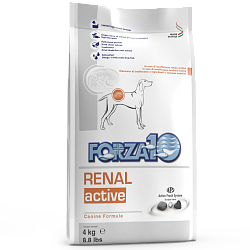 Сухой корм Forza10 Adult Renal Activ для собак при почечной и сердечной недостаточности, 4 кг