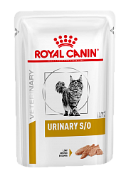 Влажный корм для кошек при мочекаменной болезни Royal Canin Urinary S/O паштет, 85 г