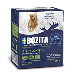 Консервы для взрослых собак Bozita Elk кусочки в желе с Лосем 370 г