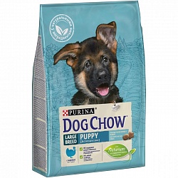 Сухой корм для собак Purina Dog Chow Puppy Junior Large Breed с индейкой и рисом для щенков крупных пород