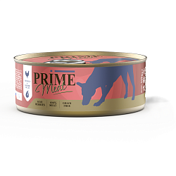 Консервы для собак Prime Meat Курица с креветкой в желе, 325 г х 6 шт.