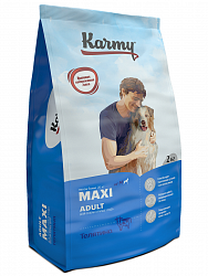 Сухой корм для взрослых собак крупных пород Karmy Maxi Adult, телятина