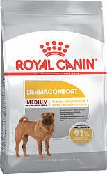 Сухой корм для собак Royal Canin Medium Dermacomfort склонных к кожным раздражениям и зуду