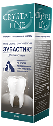 Стоматологический гель Апи-Сан Cristal line "Зубастик" для кошек и собак 30 мл